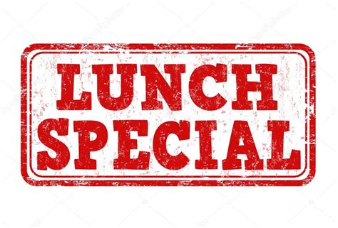 Lunch Special Stamp Stock Vector Image By Roxanabalint