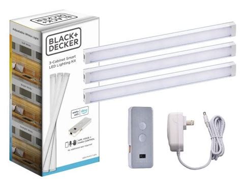 Motion Sensor Under Cabinet Lighting Black Decker Pureoptics Led