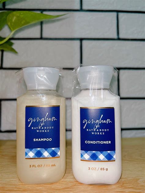 Gingham Shampoo Conditioner Bbw Beauty Personal Care Hair On