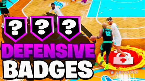 Nba K Best Defensive Badges Defensive Settings For Lockdown Youtube