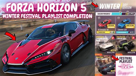 FORZA HORIZON 5 Festival Playlist Completion Winter How To Get 42