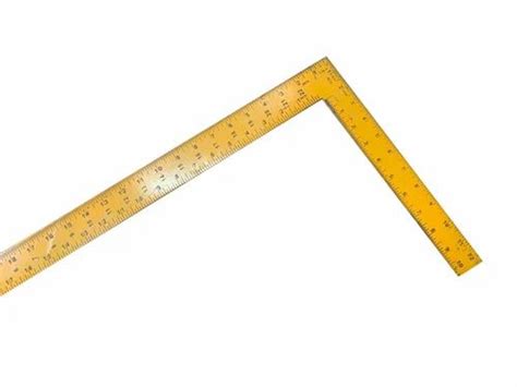 Wooden L Shape Hand Scale Ruler, For Laboratory, Size: 12 Inch X 24 ...