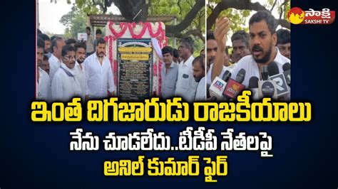 Anil Kumar Yadav Strong Warning To Nellore Tdp Leaders Chandrababu