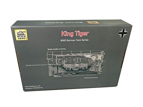 WW2 King Tiger (Tiger II) Lego compatible building kit