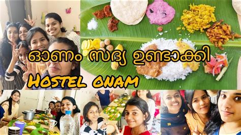 Onam Sadhya Preparation Hostel Vibes