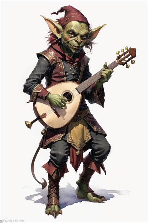 Goblin Bard By Elvasat On Deviantart