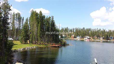 "Georgetown Lake, Montana " by montanakat | Redbubble