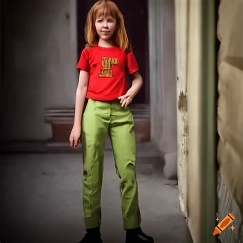 Realistic depiction of Penny from Inspector Gadget on Craiyon