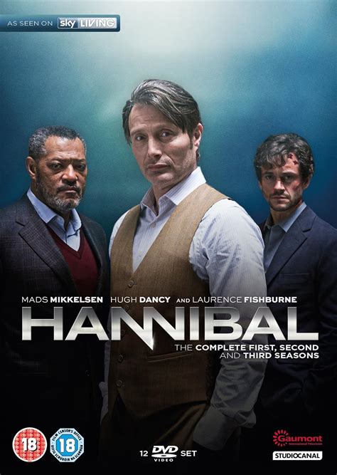 Hannibal Season 1 3 Dvd Amazonde Mads Mikkelsen Laurence