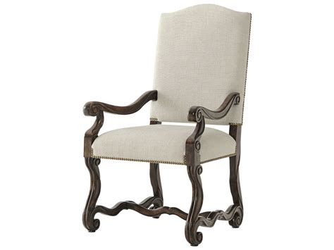 Theodore Alexander Mahogany Arm Dining Chair Tal41009101aqr