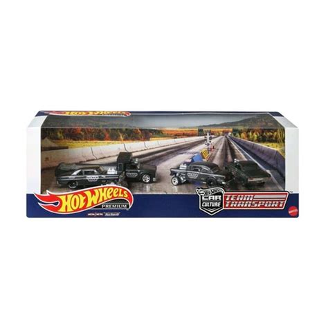 Hot Wheels Premium Team Transport Black Hole Gasser SetHot Wheels Premium Team