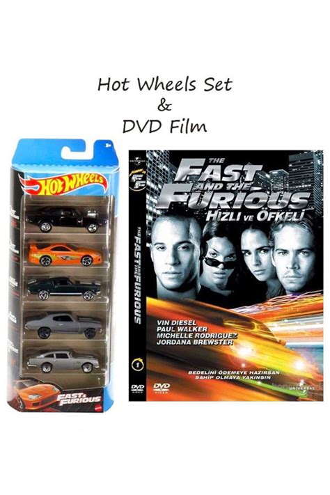 HOT WHEELS The Fast And The Furious Hızlı ve Öfkeli DVD Hot Wheels Koleksiyon Seti Fiyatı
