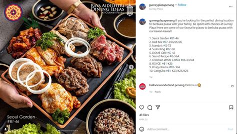 Seoul Garden Menu And Price List Update 2023