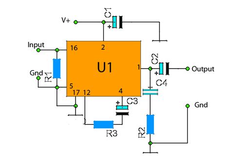 Low Power Audio Amplifier Electronic Circuit