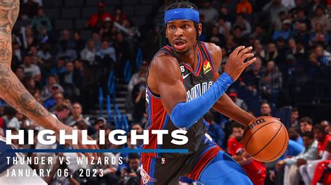 Okc Thunder Wins 127 110 Vs Washington Wizards Game Highlights