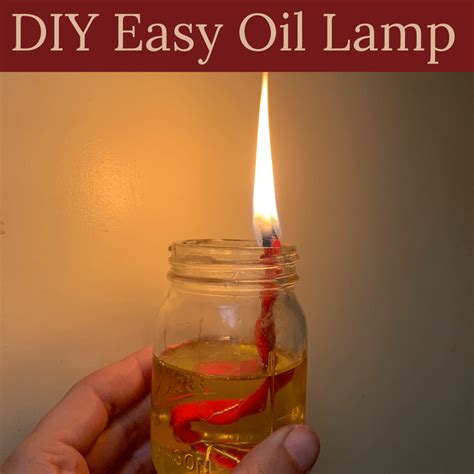 Easy Homemade DIY Oil Lamp - Rogue Preparedness - how to get prepared ...