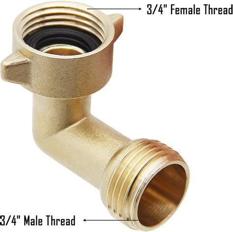 Garden Hose Elbow Connector 90 Degree Brass Hose Elbow HX 3638