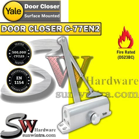 Original YALE Surface Mounted Door Closer C 77EN2 Non Hold Open