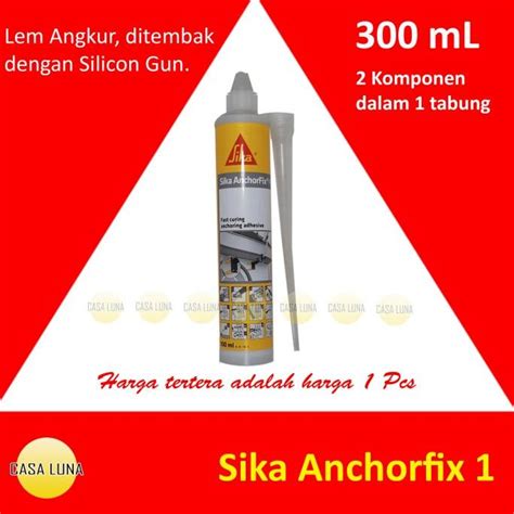 Jual Lem Angkur Lem Beton Chemical Anchor Perekat Angkur Sika Anchorfix