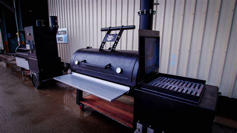 24 Offset Bbq Smoker And Fire Box Grill Iron Fire Australia