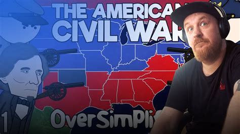 Oversimplified The American Civil War Part 1 Reaction YouTube