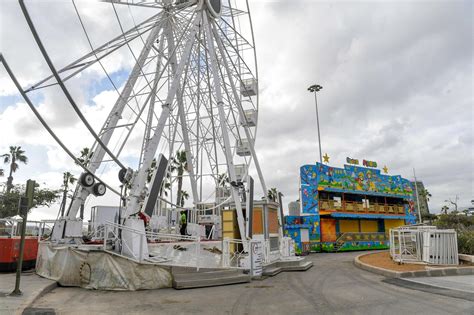 Montaje Del Escenario Del Carnaval De Las Palmas De Gran Canaria 2024