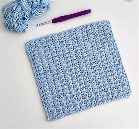 Textured Crochet Washcloths | FaveCrafts.com