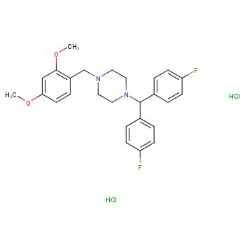 Piperazine 1 Bis 4 Fluorophenyl Methyl 4 2 4 Dimethoxyphenyl Methyl