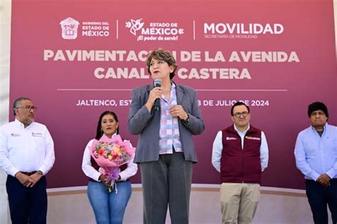 Delfina Gómez arranca 54 obras de movilidad y transporte para el Estado