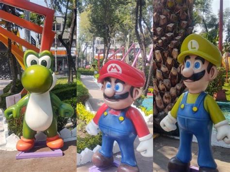 Conoce El Parque Con Figuras Gigantes De Mario Bros En Cdmx