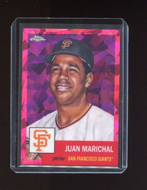 2022 Topps Chrome Platinum Fuchsia Atomic Refractor 100 Juan