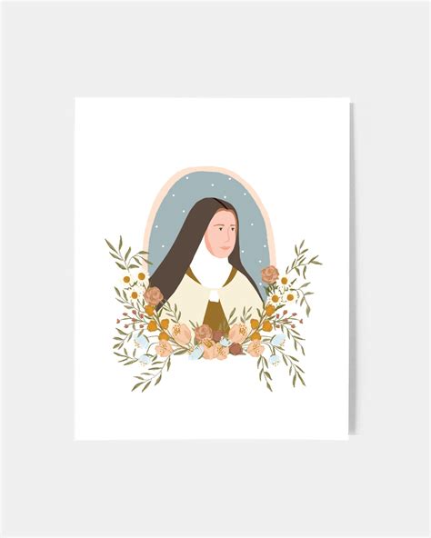 Saint Therese of Lisieux 8x10 Print – Be A Heart