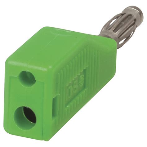 Green Quality Banana Plug Piggy Back Oamaru Computer Services Ltd