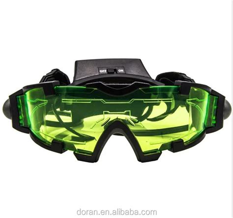 Headwear Windproof Night Vision Goggles Kids Toy Binoculars With Lights ...