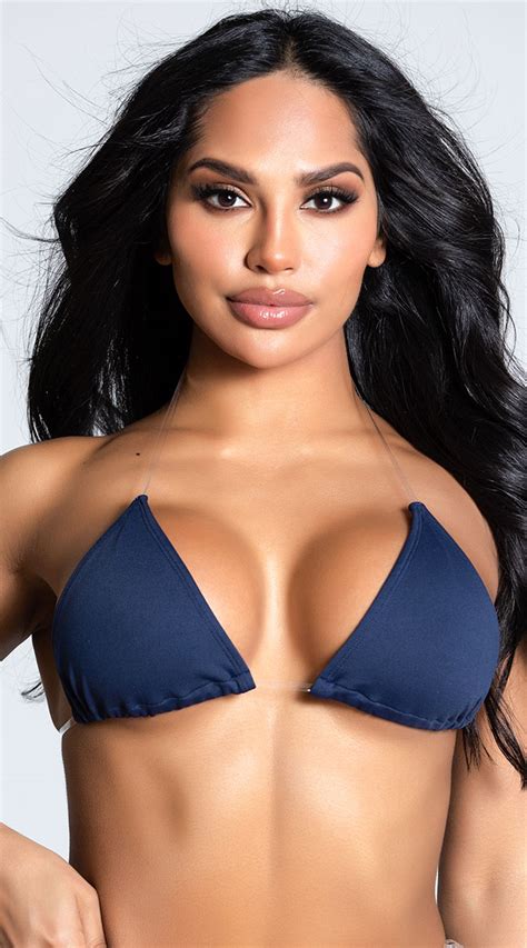 Yandy Coast Is Clear Triangle Bikini Top Sexy Basic Swimwear Yandy