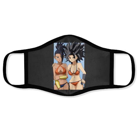 Caulifla And Kale BikiniCaulifla And Kale Bikini Face Masks One Size Black Sold By ZeioShop