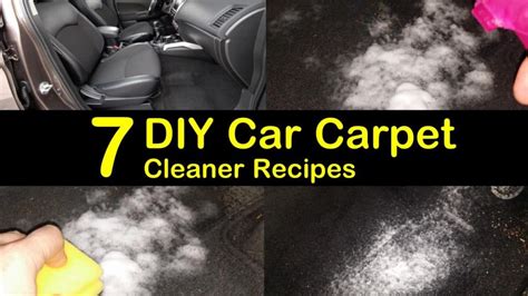 7 Easy-to-Make DIY Car Carpet Cleaner Recipes