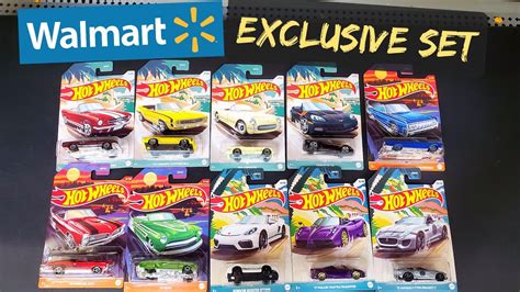 Hot Wheels Walmart Exclusive Convertible Set Cool Yes No YouTube