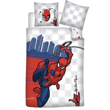 Parure De Lit R Versible Spiderman Cm X Cm Parure De Lit