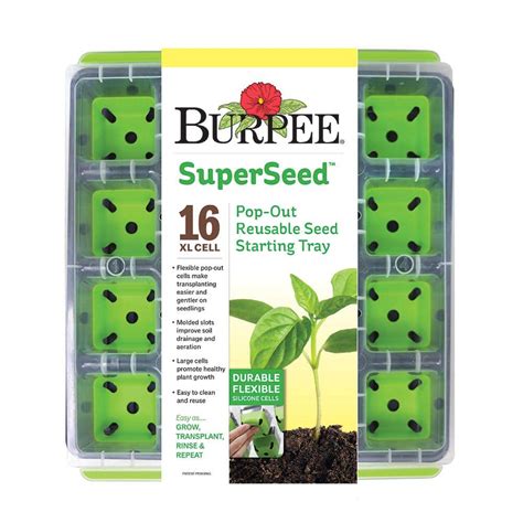 Burpee SuperSeed Seed Tray 16XL Seed Starting Tray 93412 The Home Depot