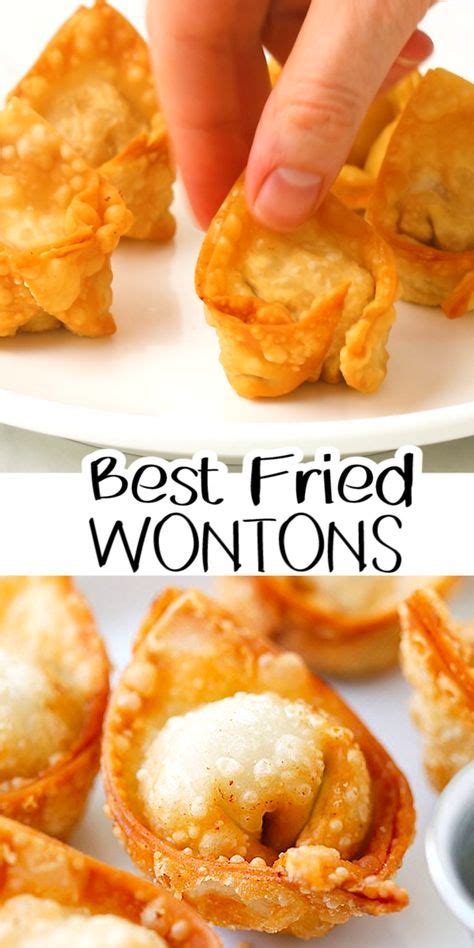 Fried Wonton Best Homemade Wontons Recipe Rasa Malaysia In 2023