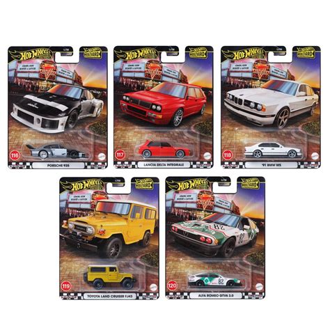 Hot Wheels 風火輪 街道系列合金小車 一組5入 A箱號 PChome 24h購物