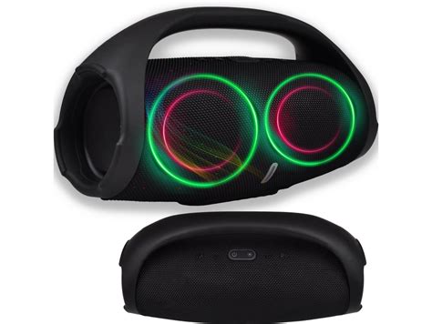 Głośnik Boombox Bluetooth Bezprzewodowy Usb Przenośny Wodoodporny Led