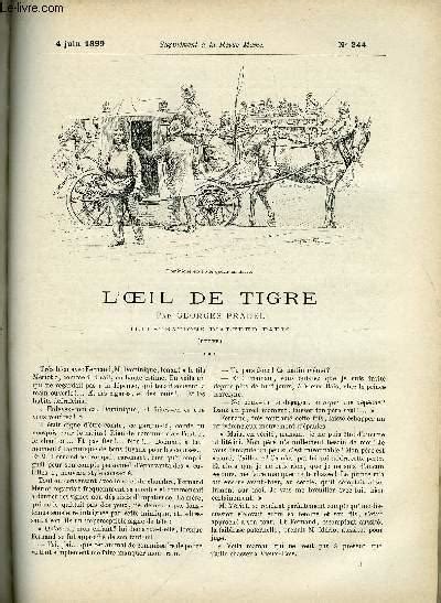 Supplement A La Revue Mame N L Oeil De Tigre Suite Par Georges