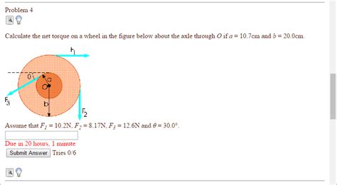 Solved Calculate The Net Torque On A Wheel In The Figure Chegg