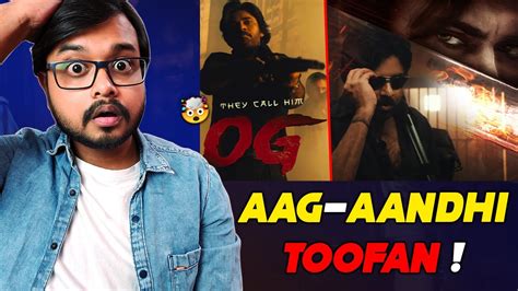 OG Glimpse Hungry Cheetah Hindi Reaction Review Pawan Kalyan