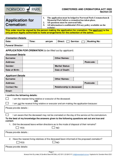 Fillable Online Public Crematorium Services Competitive Neutrality Fax