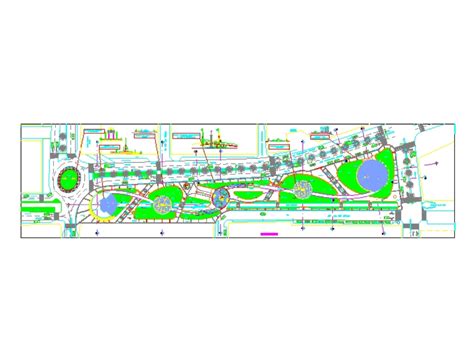 Parc Urbain Dans Autocad Téléchargement Cad 1 64 Mb Bibliocad