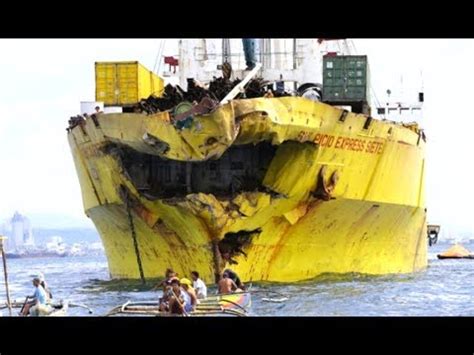 Top 10 Big Ships Crashing Compilation Ships Crash Collision YouTube