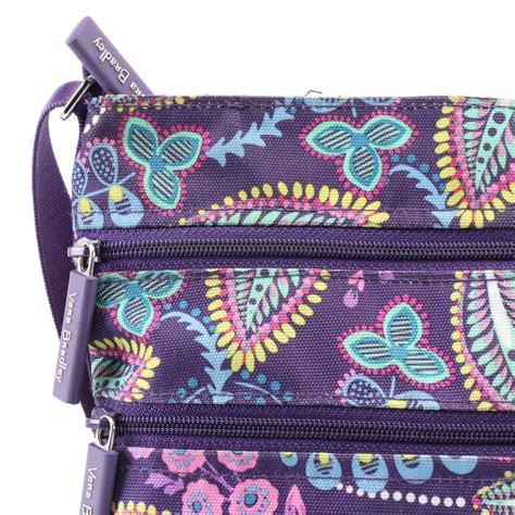 Vera Bradley Winter Berry And Batik Leaves Crossbody Bags Ebth